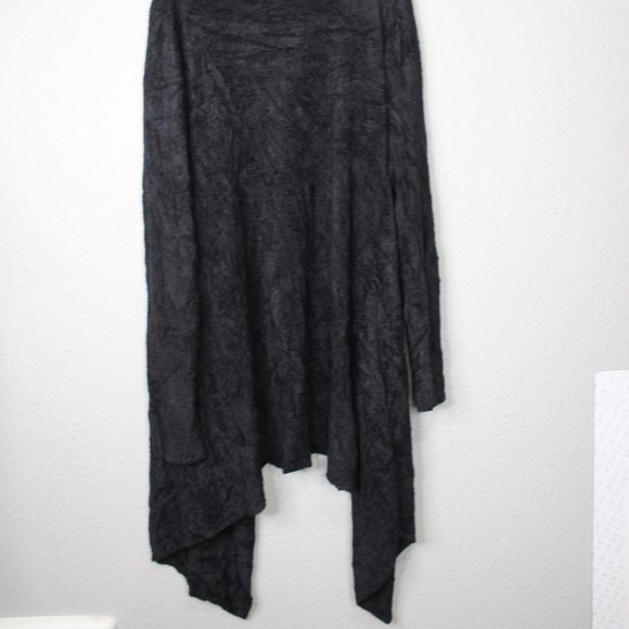 Barefoot Dreams Black Drapey Cardigan sz L/XL - Picture 7 of 7